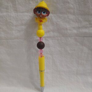 Disney Doorable- Dormouse- Handmade Beaded Pen